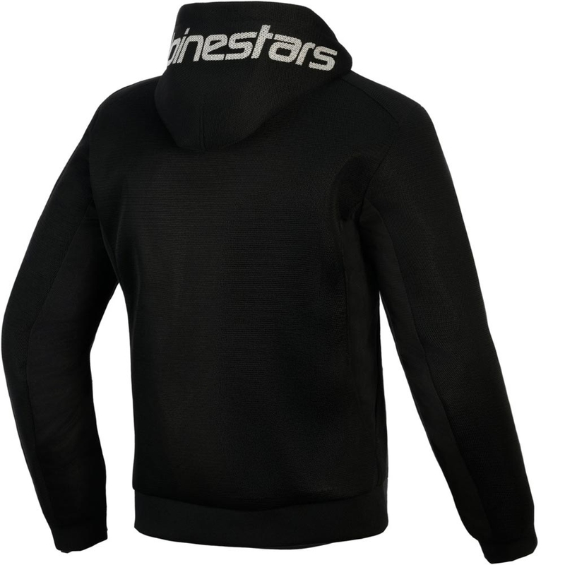 Mikina na motorku Alpinestars Chrome Superairflow čierno-tmavo šedo-biela