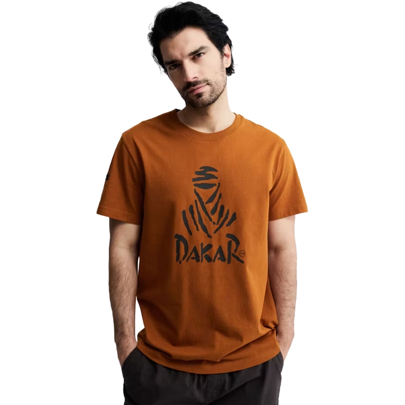 Tričko Dakar Logo 263 hnedé