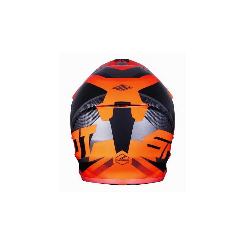Motokrosová prilba Shot Ultimate čierno-fluorescenčno oranžová
