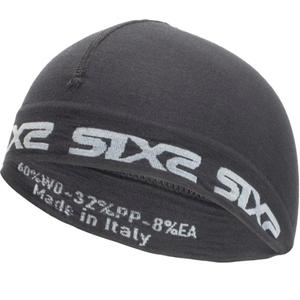 Merino čiapka SIXS SCX Merinos čierna