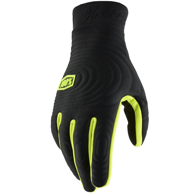 Motokrosové rukavice 100% - USA BRISKER EXTREME fluo žlto-čierne