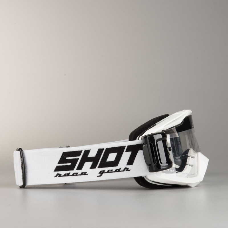 Motokrosové okuliare Shot Assault Roll-Off biele