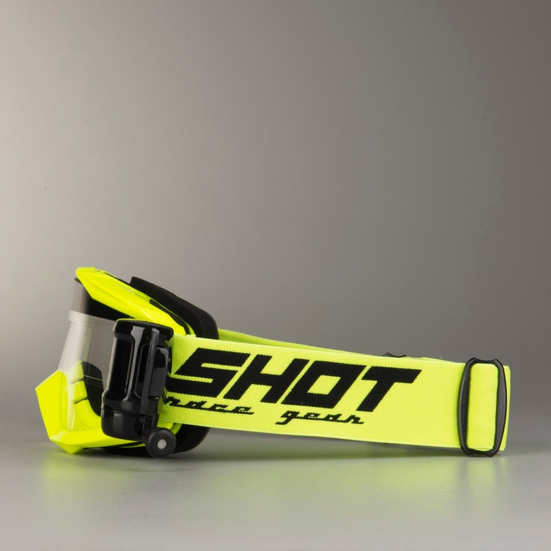 Motokrosové okuliare Shot Assault Roll-Off fluorescenčno žlté