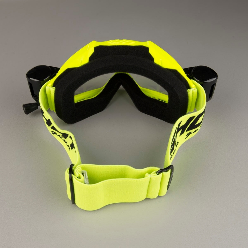 Motokrosové okuliare Shot Assault Roll-Off fluorescenčno žlté