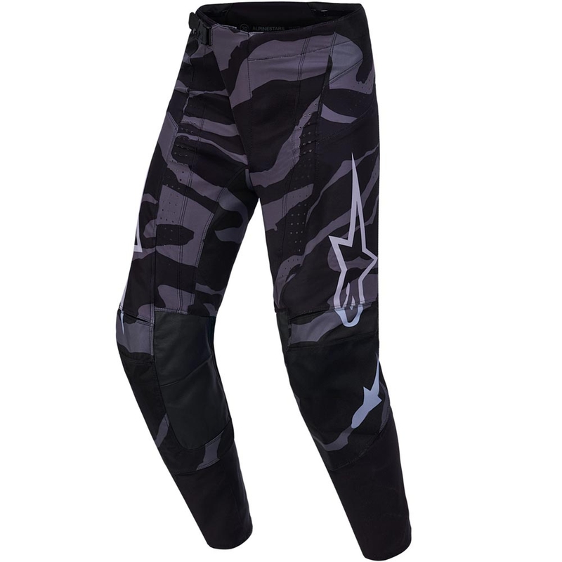 Motokrosové nohavice Alpinestars Techstar limitovaná edícia Beast Coast šedo-čierno-oranžové