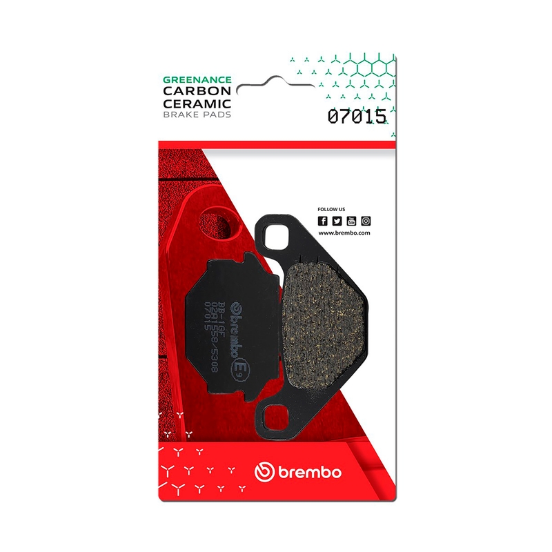 Brzdové obloženie BREMBO CC SCOOTER pre PEUGEOT SV 50 1993, KYMCO Agility 125 City + 2011-2017