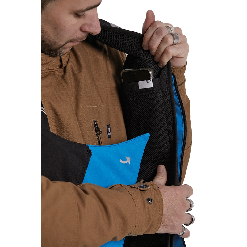Airbagová vesta Helite Double Turtle Hivis zeleno-žltá