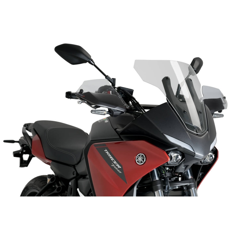 Chrániče páčiek PUIG EXTENSION dymové pre YAMAHA MT-07 Tracer / Tracer 700 2020-2024