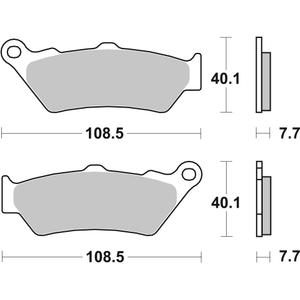 Brzdové obloženie BREMBO 07BB0306 CC ROAD