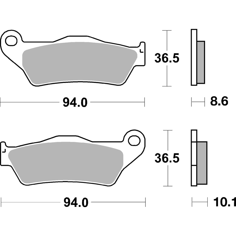 Brzdové obloženie BREMBO CC ROAD
