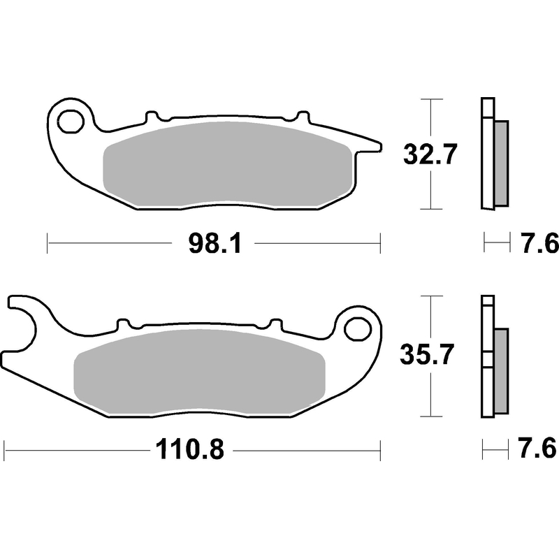 Brzdové obloženie BREMBO CC ROAD