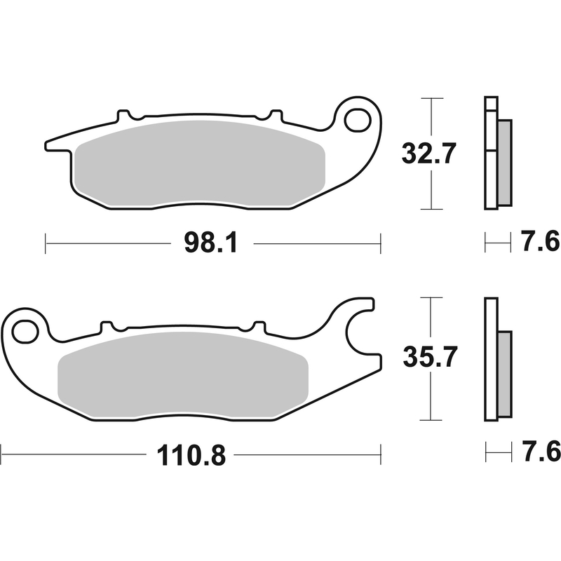 Brzdové obloženie BREMBO CC ROAD