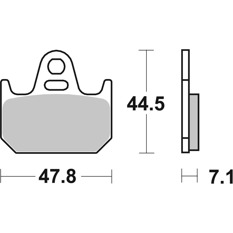 Brzdové obloženie BREMBO CC ROAD