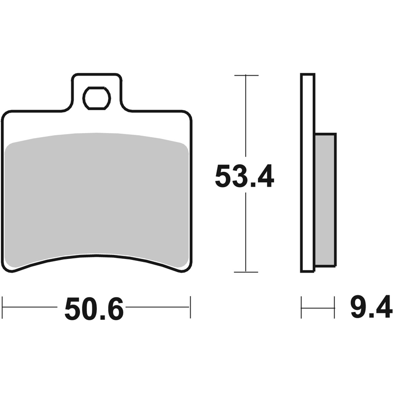 Brzdové obloženie BREMBO CC SCOOTER
