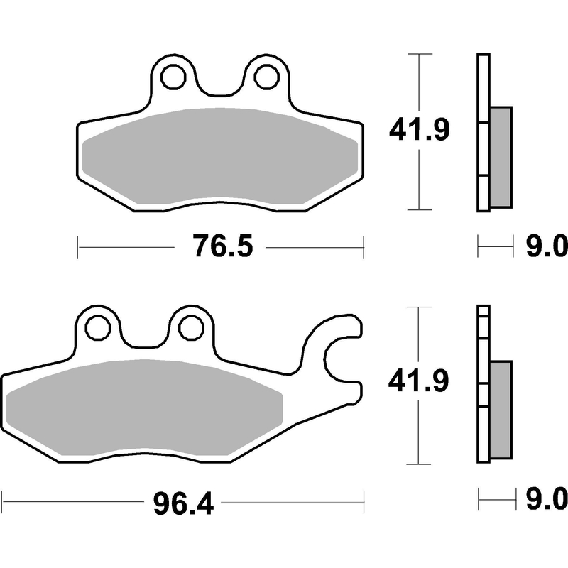 Brzdové obloženie BREMBO CC SCOOTER