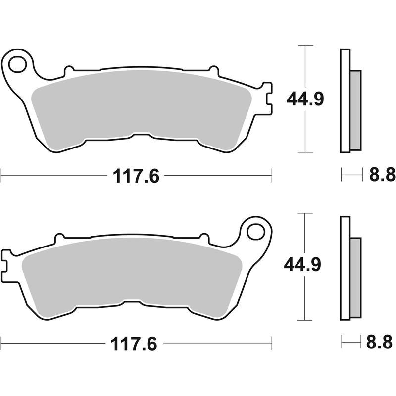Brzdové obloženie BREMBO CC SCOOTER