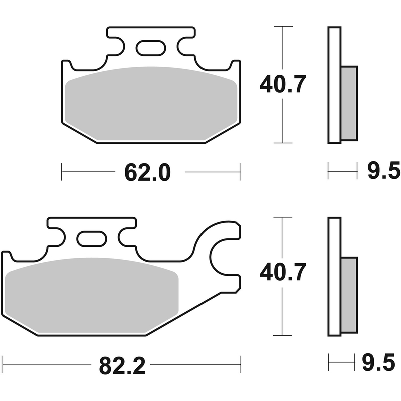 Brzdové obloženie BREMBO CC SCOOTER