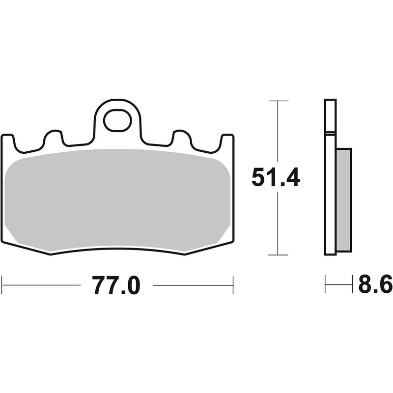 Brzdové obloženie BREMBO