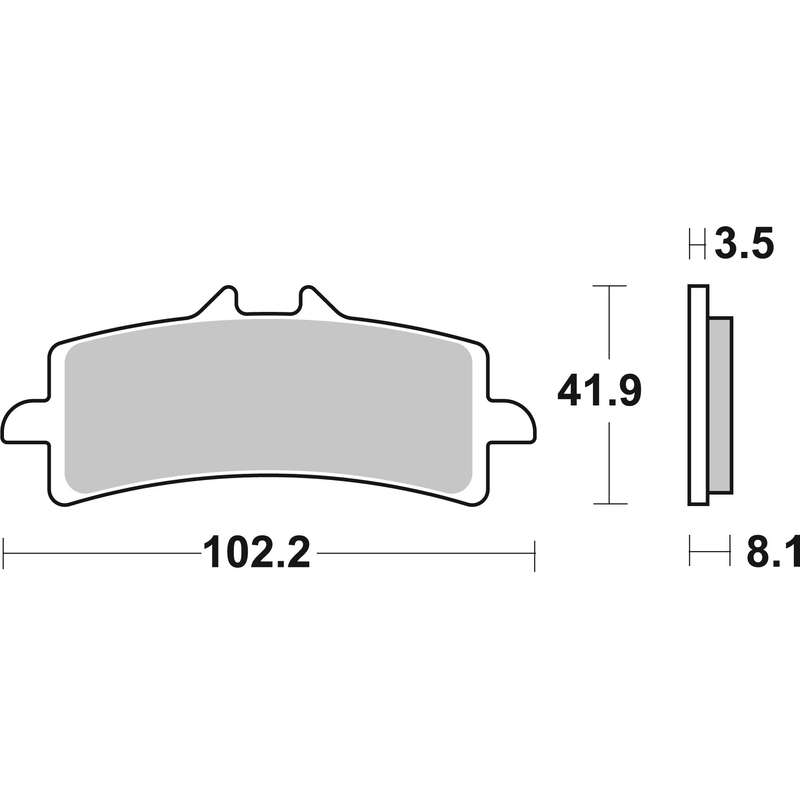 Brzdové obloženie BREMBO