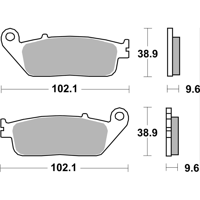 Brzdové obloženie BREMBO
