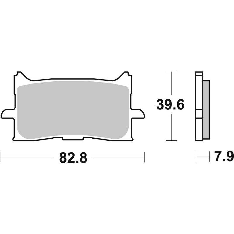 Brzdové obloženie BREMBO
