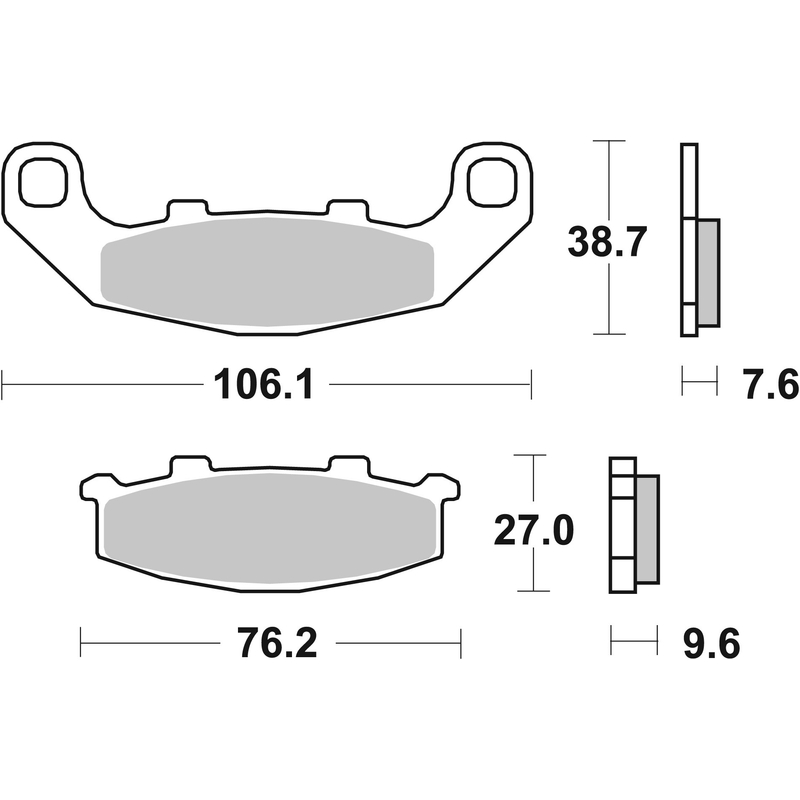 Brzdové obloženie BREMBO