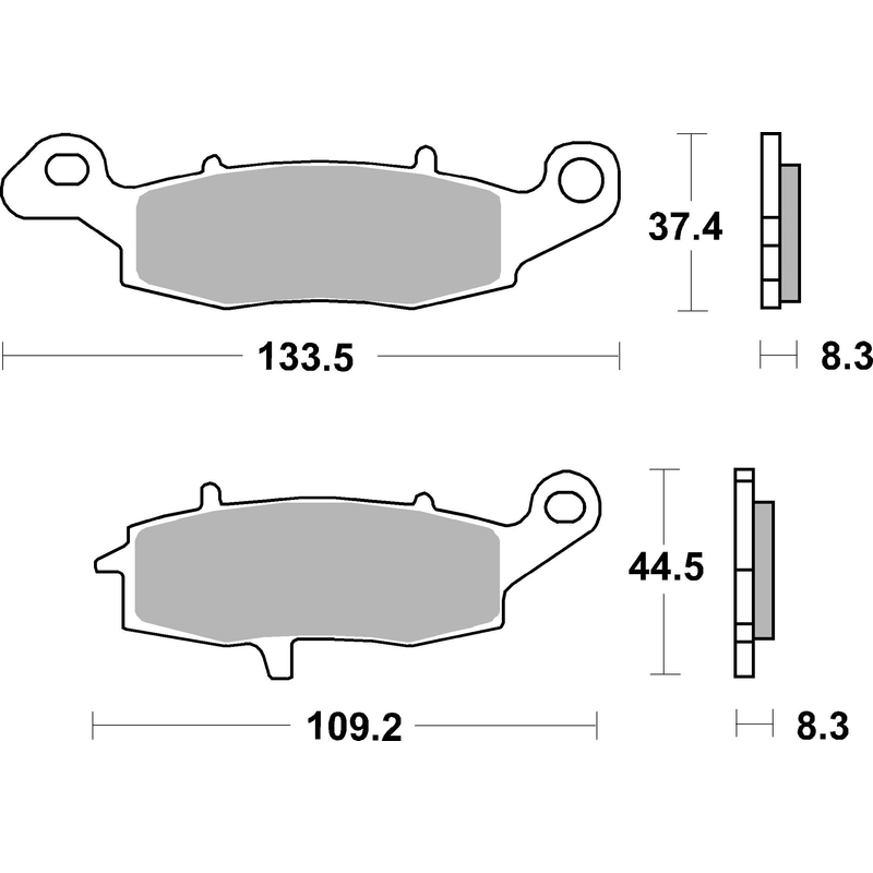 Brzdové obloženie BREMBO