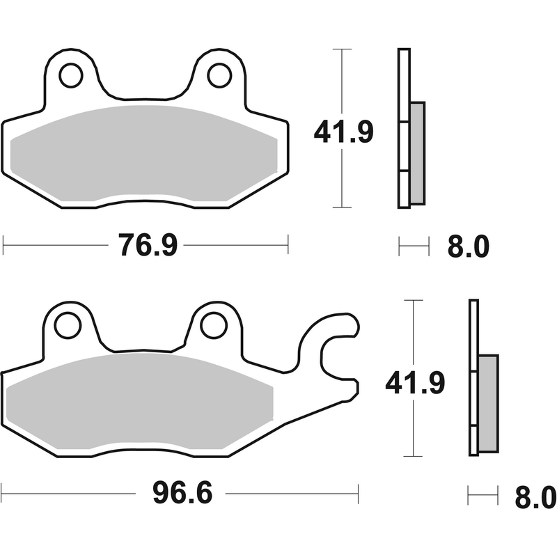 Brzdové obloženie BREMBO