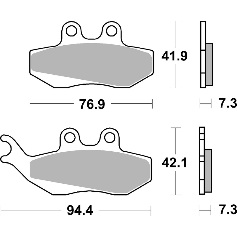 Brzdové obloženie BREMBO
