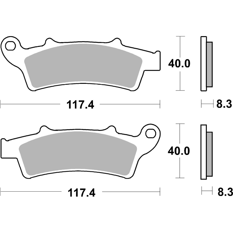 Brzdové obloženie BREMBO