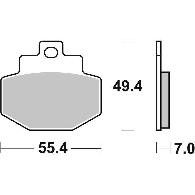 Brzdové obloženie BREMBO