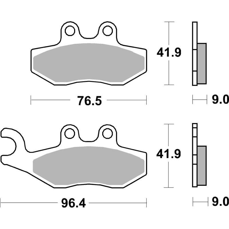 Brzdové obloženie BREMBO