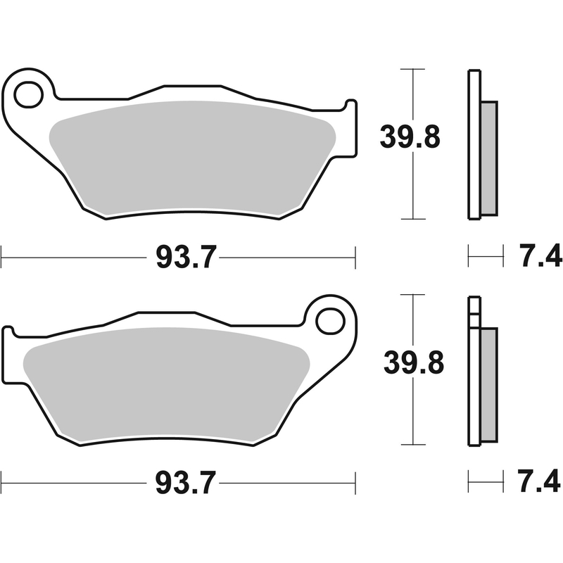 Brzdové obloženie BREMBO
