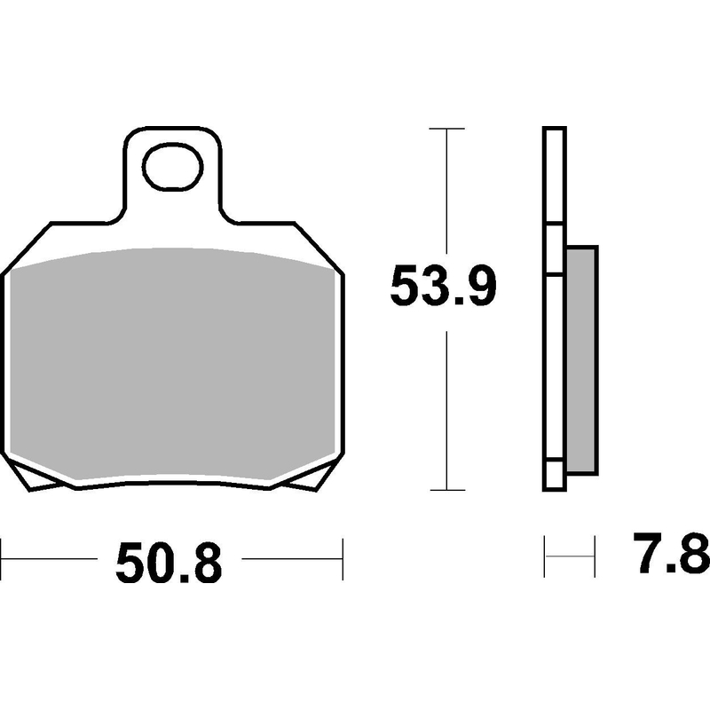 Brzdové obloženie BREMBO CC ROAD