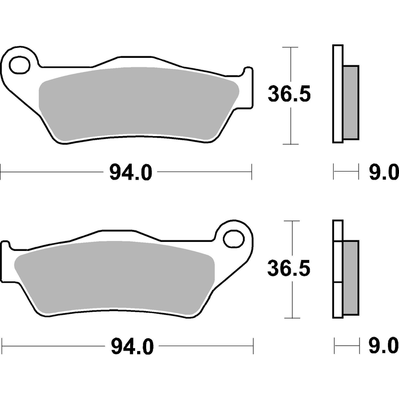 Brzdové obloženie BREMBO pre HARLEY DAVIDSON XG 750 Street 2014-2015