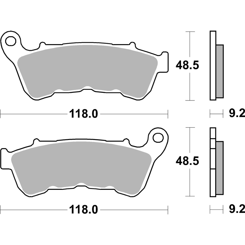 Brzdové obloženie BREMBO