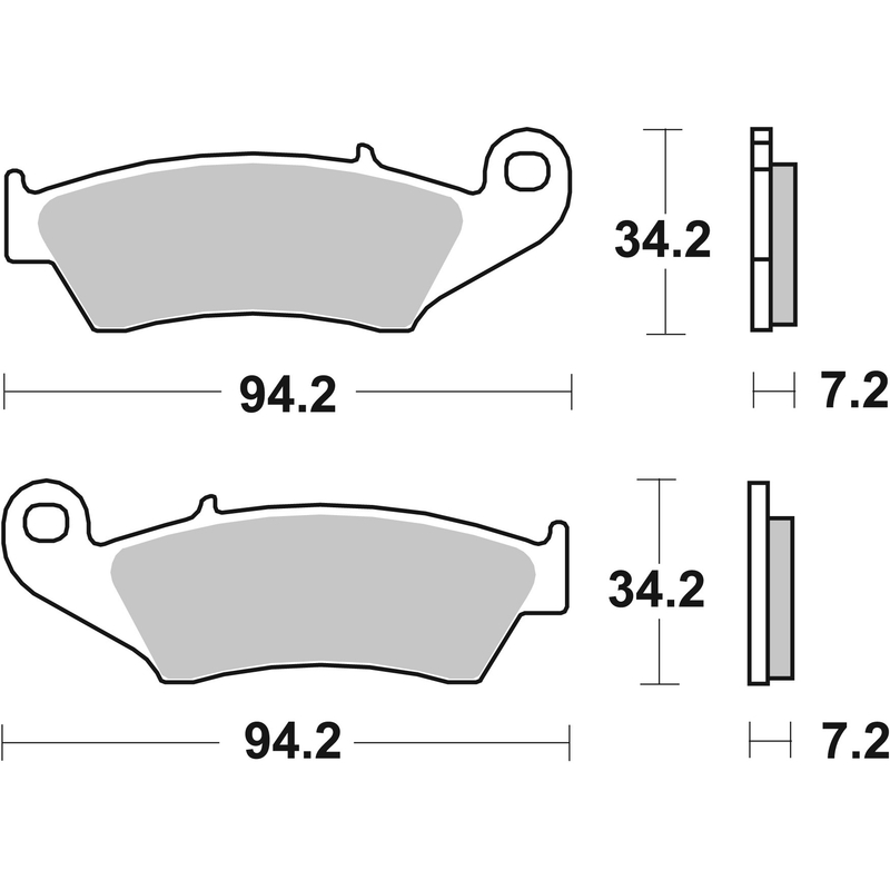 Brzdové obloženie BREMBO