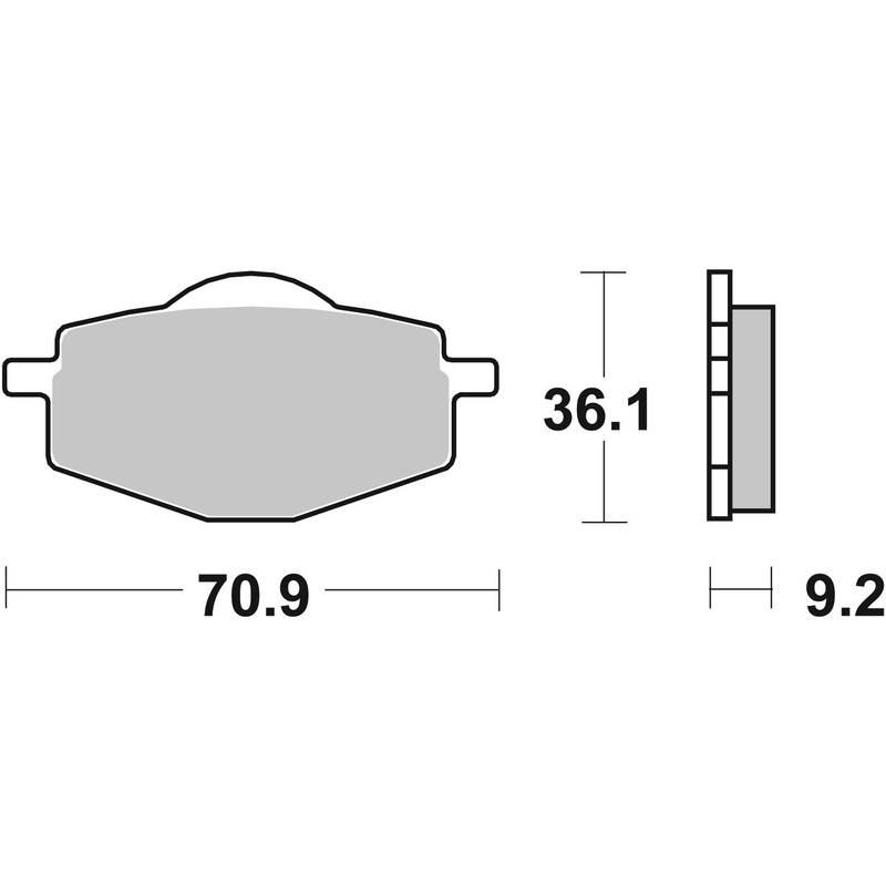 Brzdové obloženie BREMBO