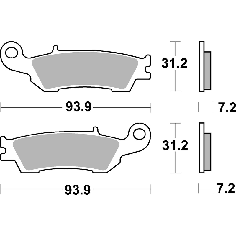 Brzdové obloženie BREMBO