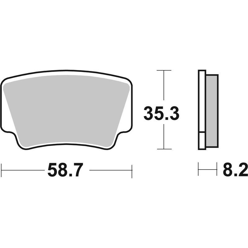 Brzdové obloženie BREMBO pre ATV KTM SX Quad 450  2008-2010, ATV KTM SX Quad 505  2008-2012