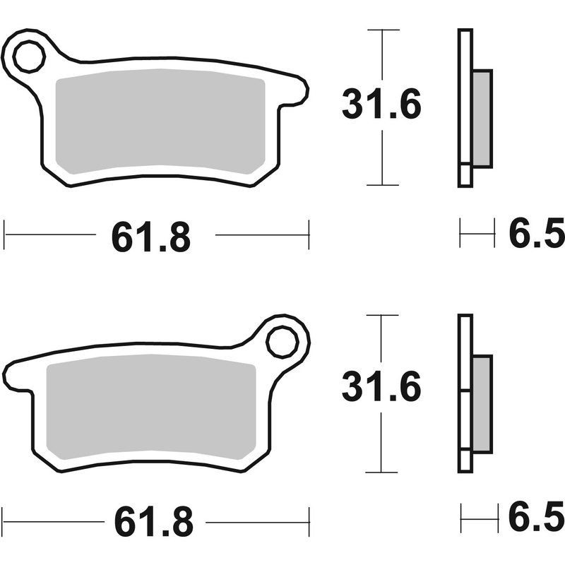Brzdové obloženie BREMBO