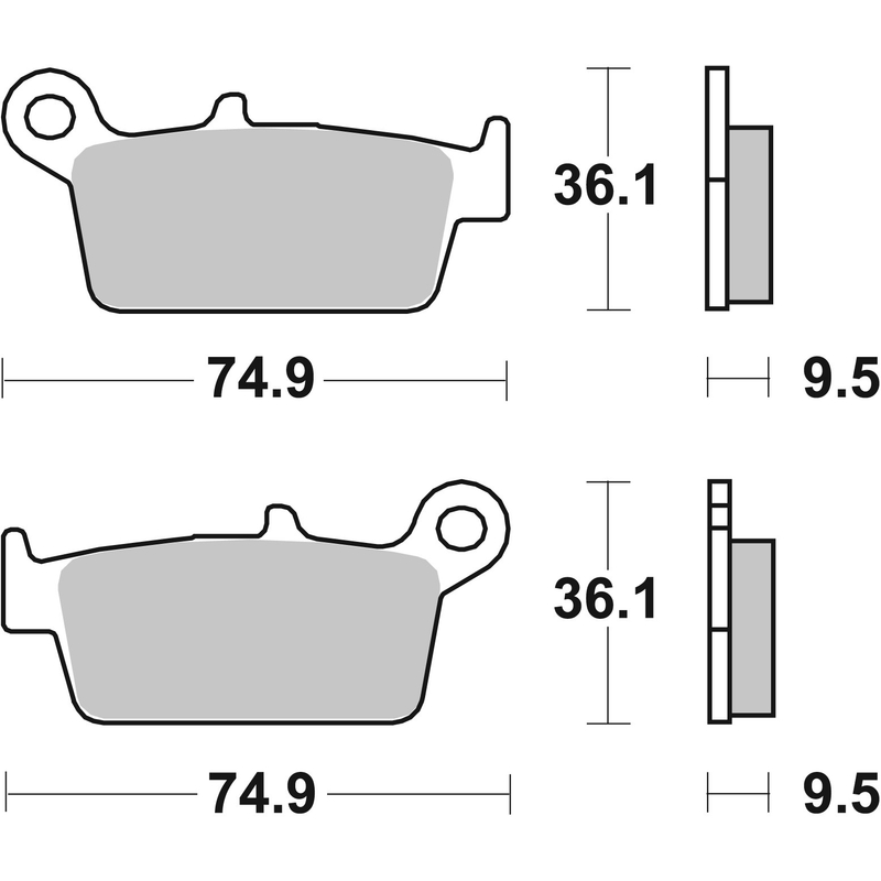 Brzdové obloženie BREMBO