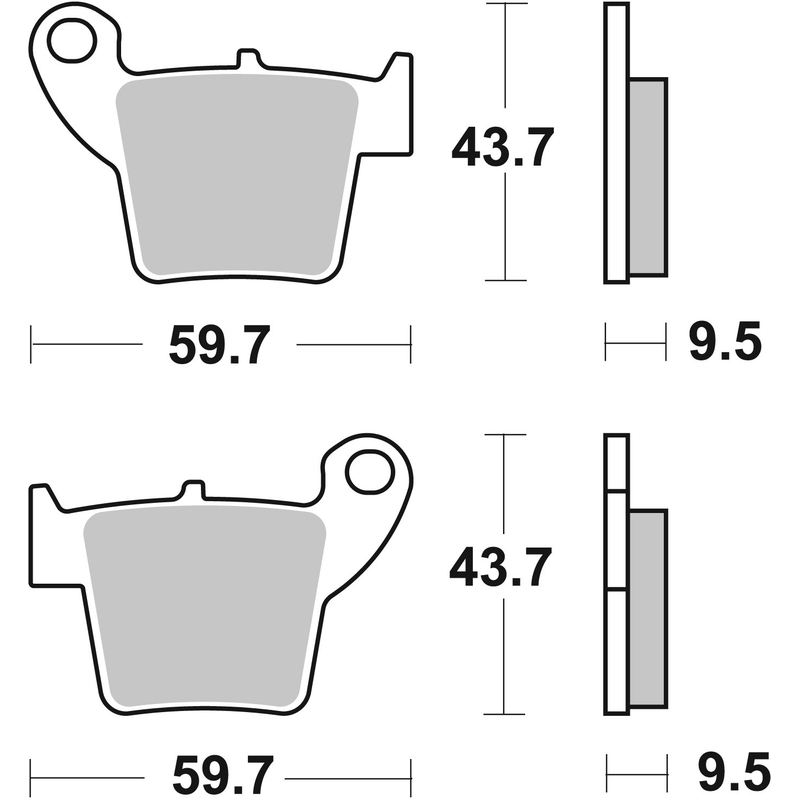Brzdové obloženie BREMBO