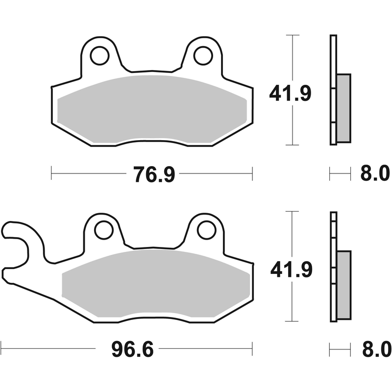 Brzdové obloženie BREMBO