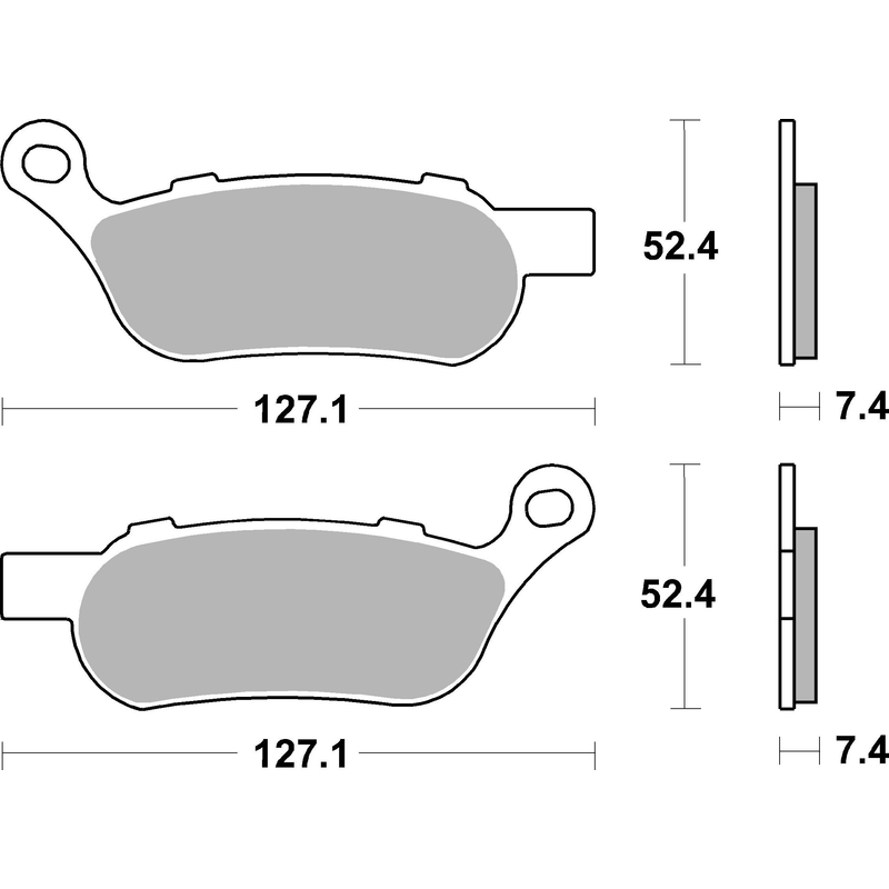 Brzdové obloženie BREMBO