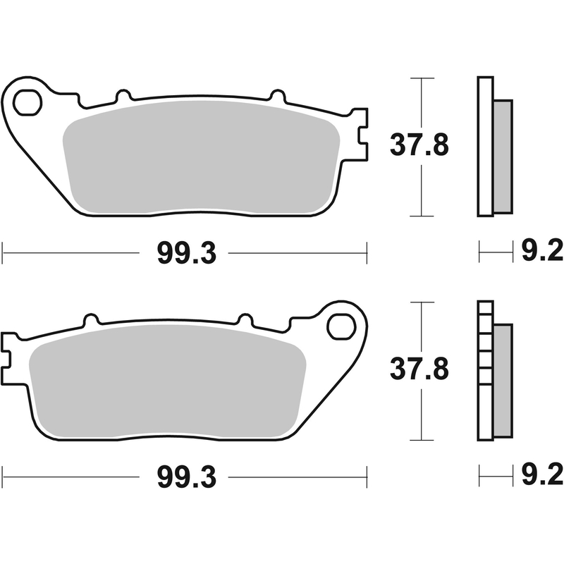 Brzdové obloženie BREMBO