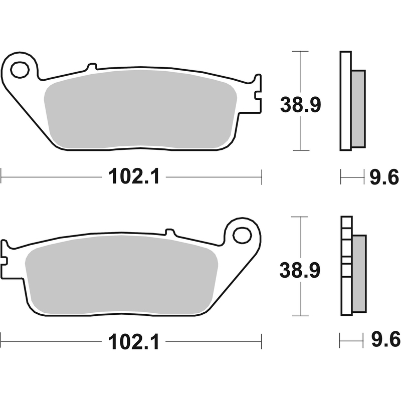 Brzdové obloženie BREMBO