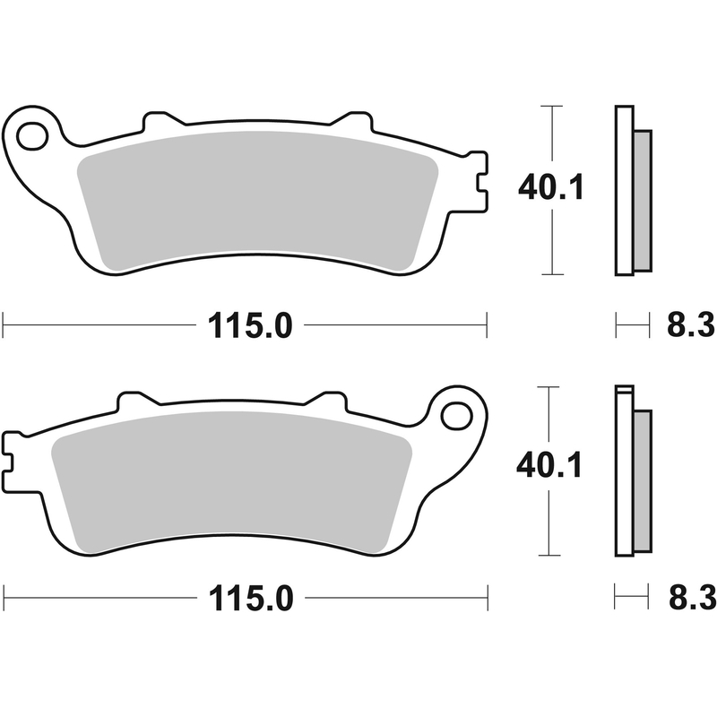 Brzdové obloženie BREMBO