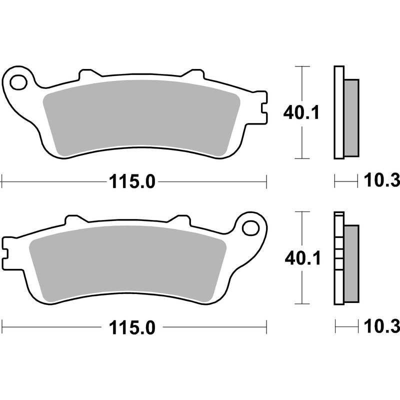 Brzdové obloženie BREMBO