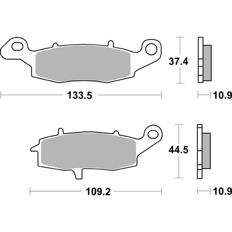 Brzdové obloženie BREMBO